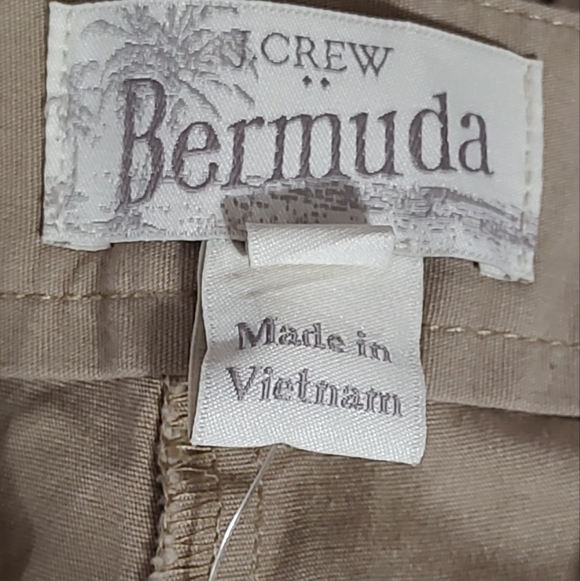 J. Crew Factory Beige Curvy Fit Bermuda Shorts - Picture 4 of 5